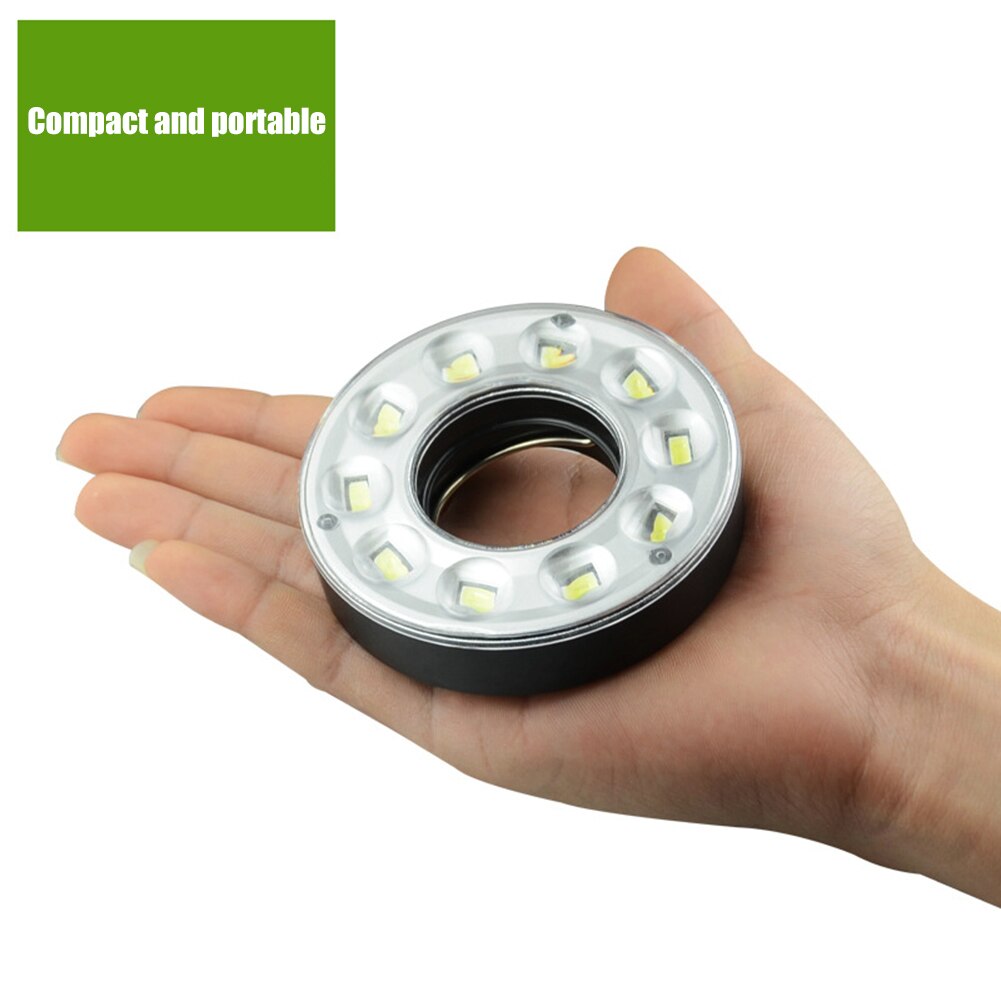 Cheap Goat Tents 10SMD LED Camping Lantern Tents Lamp Mini Portable Fishing Light Battery Powered Outdoor Hiking Night Hanging Lights Waterproof   